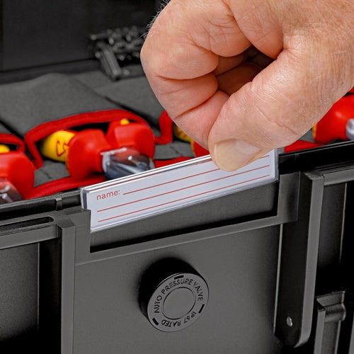 Werkzeugkoffür Robust45 Move 63-teilig Koffür aus schlagfestem Polypropylen für Elektriker KNIPEX – Ansicht 3