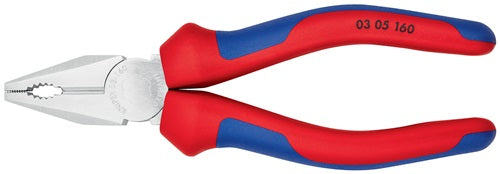 Kombizange Länge 160 mm verchromt Mehrkomponentenhüllen KNIPEX – Ansicht 3