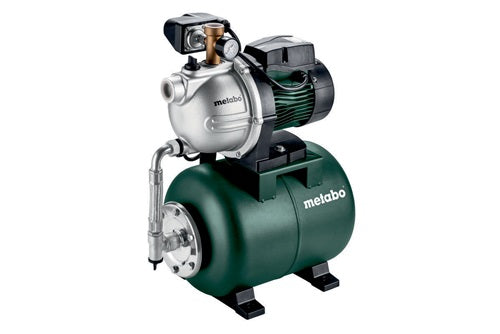 Hauswasserwerk HWW 3500/25 G 3500 l/h 45 m 8 m 900 W Stahl 24 l METABO