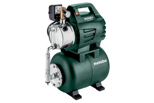 Hauswasserwerk HWW 4000/25 Inox 4000 l/h 45 m 8 m 1100 W Stahl 24 l METABO