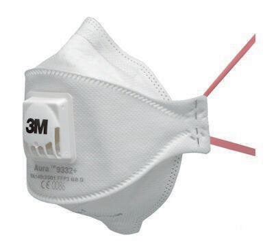 Atemschutzmaske 9332+ FFP3/V NRD mAusatemventil 10 St/KT 3M - VPE: 10