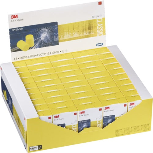 Gehörschutzstöpsel E-A-R™ Classic™ SNR 31 dB 250 Paar / Karton 5 Paar / Pack 3M – Ansicht 5