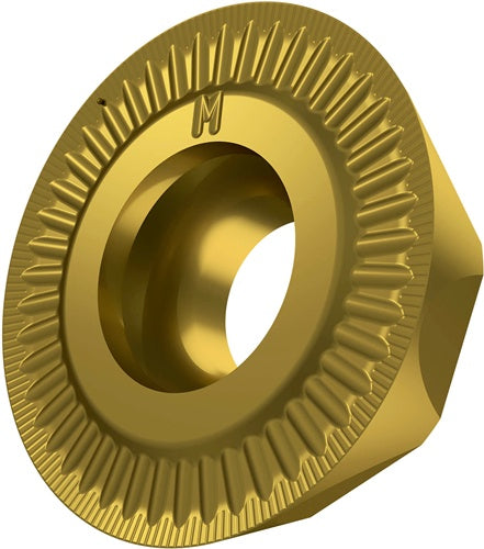 Fräswendeschneidplatte ISO REHT 1604M0SN-M:M8340 D55mm PVD beschichtet Gold - VPE: 10