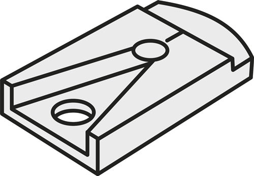 Unterlegplatte ISO CA 2669 Bruttogewicht 71g PRAMET – Power und Handel