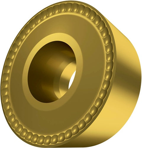 Drehwendeschneidplatte ISO RCMX 2006MOS-37:6630 D65mm MT-CVD beschichtet Gold - VPE: 10