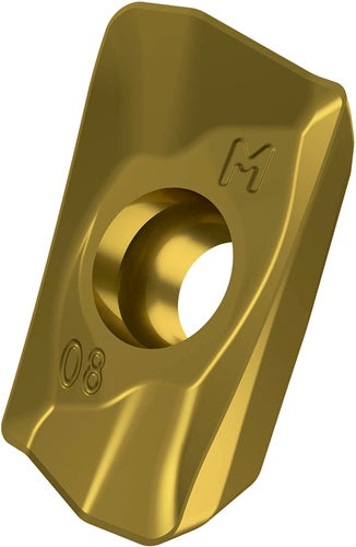 Fräswendeschneidplatte ISO ADMX 11T302SR-M:M8340 D29mm PVD beschichtet Gold - VPE: 10