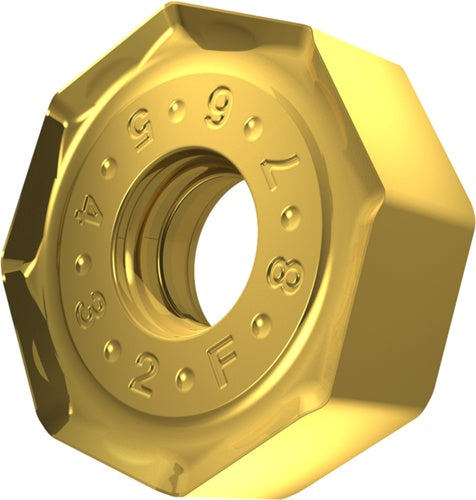 Fräswendeschneidplatte ISO ONMX 060508SR-F:M8340 D57mm PVD beschichtet Gold - VPE: 10 – Power und Handel