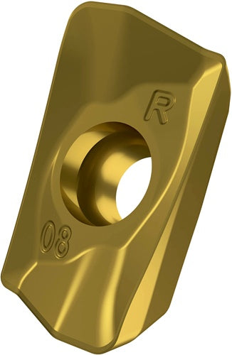 Fräswendeschneidplatte ISO ADMX 11T308PR-R:M8340 D29mm PVD beschichtet Gold - VPE: 10