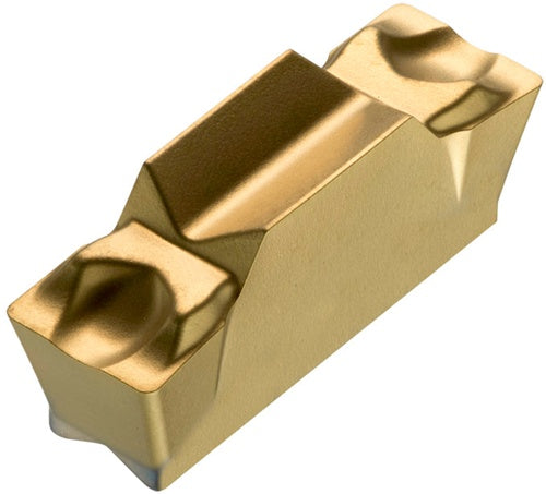 Drehwendeschneidplatte ISO LCMF 051604-CM:T8330 Breite 5mm PVD beschichtet Gold - VPE: 10