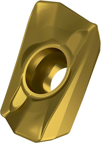 Fräswendeschneidplatte ISO ADMX 160608PR-R:M8340 D45mm PVD beschichtet Gold - VPE: 10