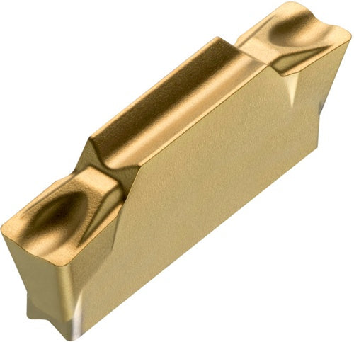 Drehwendeschneidplatte ISO LCMF 031602-CM:T8330 Breite 3mm PVD beschichtet Gold - VPE: 10