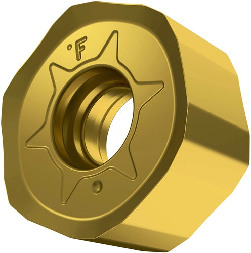 Fräswendeschneidplatte ISO HNGX 0604ANSN-F:M6330 D37mm PVD beschichtet Gold - VPE: 10