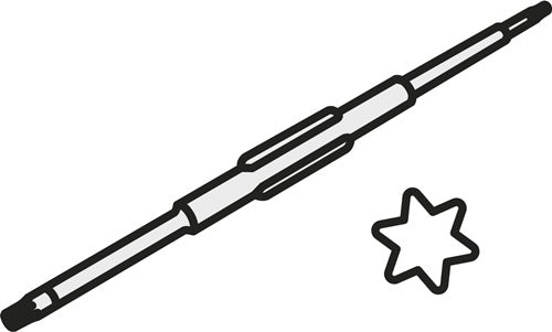 Torx-Klinge ISO D-T7P Bruttogewicht 167g PRAMET – Power und Handel