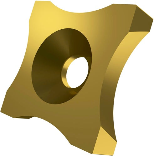 Scarfing-Schneideinsatz ISO SPUB 19-R15:6640 Radius 15mm MT-CVD beschicht Gold - VPE: 10