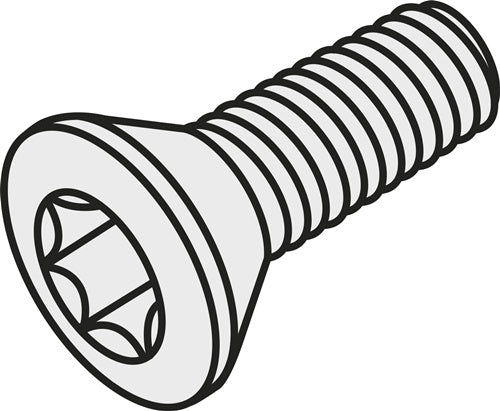 Torx-Senkkopfschraube ISO US 5018-T20P Bruttogewicht 3g PRAMET – Power und Handel