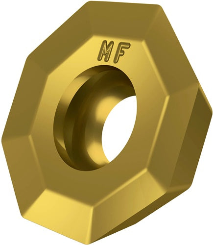 Fräswendeschneidplatte ISO OEHT 0604AEER-MF:M8330 D55mm PVD beschichtet Gold - VPE: 10