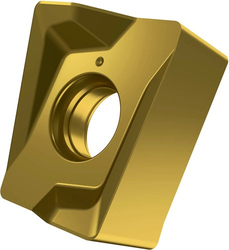 Fräswendeschneidplatte ISO LNGU 160708SR-M:M8340 D57mm PVD beschichtet Gold - VPE: 10
