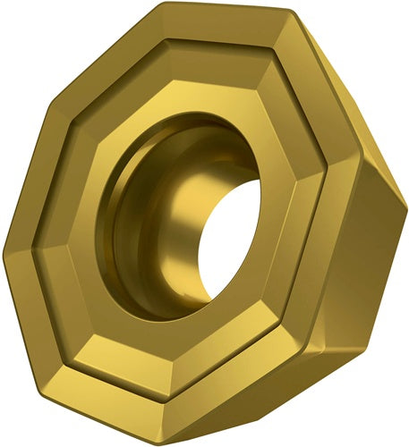 Fräswendeschneidplatte ISO ODMT 0605ZZN:M8330 D55mm PVD beschichtet Farbe Gold - VPE: 10