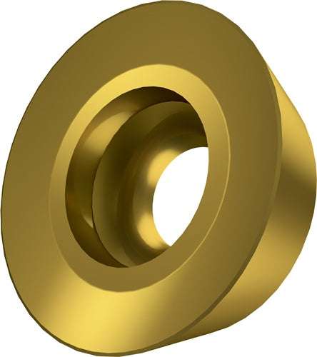 Fräswendeschneidplatte ISO RDGT 1003MOT:M6330 D39mm PVD beschichtet Farbe Gold - VPE: 10