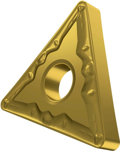 Drehwendeschneidplatte ISO TNMG 160404E-FM:TT310 D381mm PVD beschichtet Gold - VPE: 10