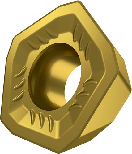 Fräswendeschneidplatte ISO PDMX 0905ZESR-R:M8330 D55mm PVD beschichtet Gold - VPE: 10