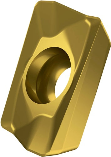 Fräswendeschneidplatte ISO ADMX 070204SR-M:M8330 D22mm PVD beschichtet Gold - VPE: 10