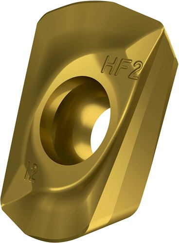 Fräswendeschneidplatte ISO ADEX 160612SR-HF2:M8330 D45mm PVD beschichtet Gold - VPE: 10