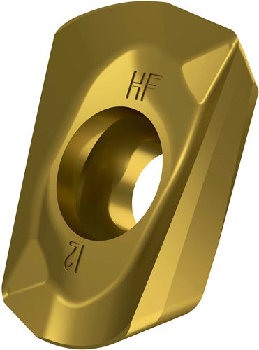 Fräswendeschneidplatte ISO ADEX 160612SR-HF:M8340 D45mm PVD beschichtet Gold - VPE: 10