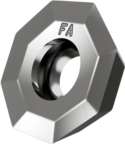 Fräswendeschneidplatte ISO OEHT 0604AEFR-FA:M0315 D55mm PVD beschichtet Silber - VPE: 10