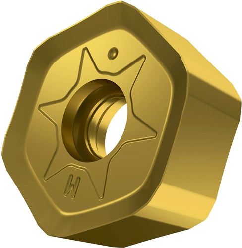 Fräswendeschneidplatte ISO HNGX 0906ANSN-M:M6330 D49mm PVD beschichtet Gold - VPE: 10