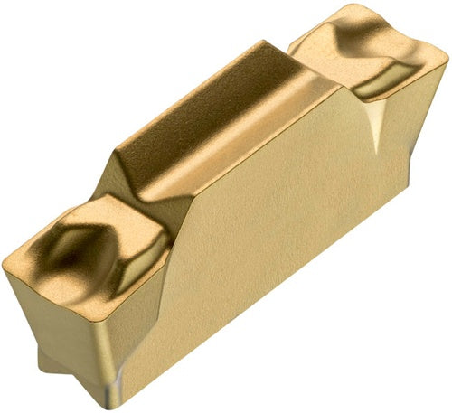 Drehwendeschneidplatte ISO LCMF 041604-CM:T8330 Breite 4mm PVD beschichtet Gold - VPE: 10