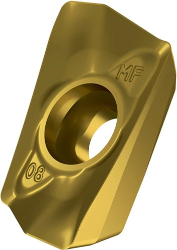 Fräswendeschneidplatte ISO ADMX 160608SR-MF:M6330 D45mm PVD beschichtet Gold - VPE: 10