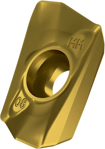 Fräswendeschneidplatte ISO ADMX 160604SR-MM:M6330 D45mm PVD beschichtet Gold - VPE: 10