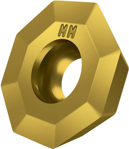 Fräswendeschneidplatte ISO OEHT 0604AEER-MM:M8340 D55mm PVD beschichtet Gold - VPE: 10