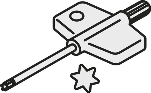 Torx-Schlüssel ISO FLAG T06P Bruttogewicht 20g PRAMET – Power und Handel