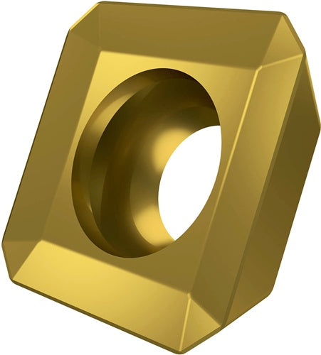 Fräswendeschneidplatte ISO SEET 1204AFSN:M8340 D55mm PVD beschichtet Gold - VPE: 10