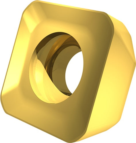 Fräswendeschneidplatte ISO SNMT 1205AZSR-R:M8340 D52mm PVD beschichtet Gold - VPE: 10