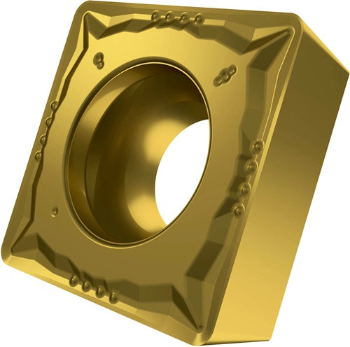 Drehwendeschneidplatte ISO SCMT 120408E-FM:T8315 D55mm PVD beschichtet Gold - VPE: 10