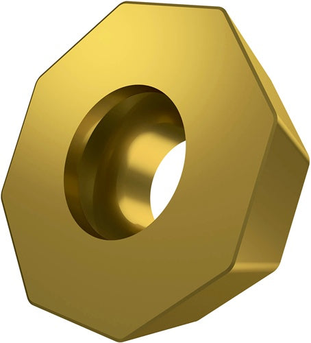 Fräswendeschneidplatte ISO ODEW 0605ZZN:M8330 D55mm PVD beschichtet Farbe Gold - VPE: 10