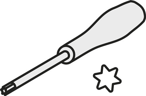 Torx-Schraubendreher ISO SDR T07 Bruttogewicht 305g PRAMET