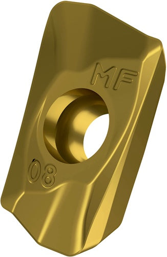 Fräswendeschneidplatte ISO ADMX 11T308SR-MF:M8340 D29mm PVD beschichtet Gold - VPE: 10