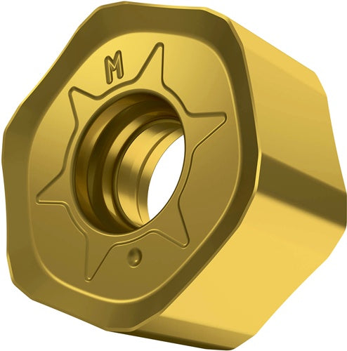Fräswendeschneidplatte ISO HNGX 0604ANSN-M:M8340 D37mm PVD beschichtet Gold - VPE: 10