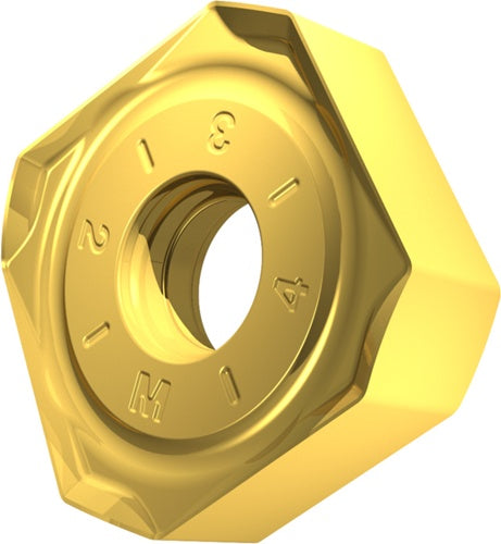 Fräswendeschneidplatte ISO SNMX 170508SR-M:M8330 D57mm PVD beschichtet Gold - VPE: 10
