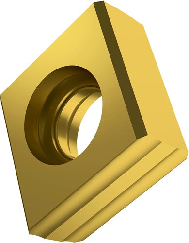 Wendeschneidplatte ISO CNHQ 1005AZTN:M8340 D47mm PVD beschichtet Farbe Gold - VPE: 10