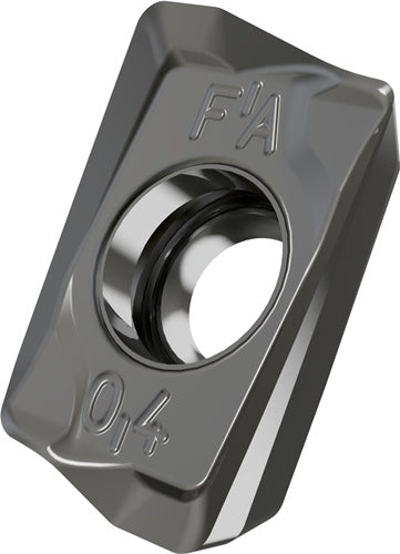 Fräswendeschneidplatte ISO ADEX 070204FR-FA:HF7 Bohrungs-D 22mm Farbe Silber - VPE: 10