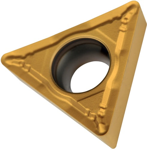 Drehwendeschneidplatte ISO TCMT 16T304E-UR:TT310 D44mm PVD beschichtet Gold - VPE: 10