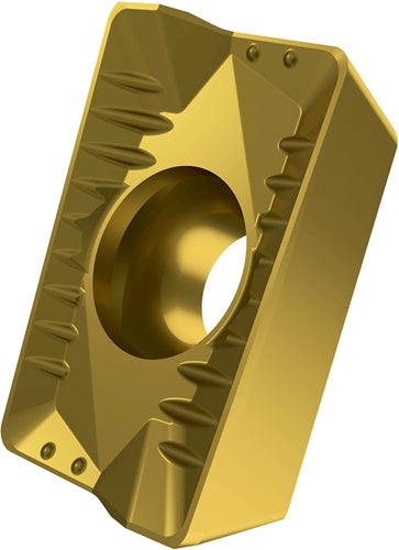 Fräswendeschneidplatte ISO APKX 1505PDSR-R:M8340 D44mm PVD beschichtet Gold - VPE: 10