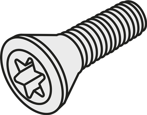 Torx-Senkkopfschraube ISO US 0205-T07P Bruttogewicht 01g PRAMET