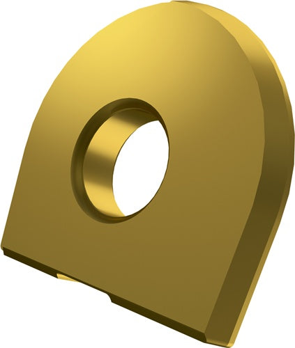 Fräswendeschneidplatte ISO RC 16-F:M8330 Bohrungs-D 5mm PVD beschichtet Gold - VPE: 10