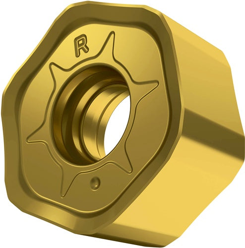 Fräswendeschneidplatte ISO HNGX 0604ANSN-R:M8330 D37mm PVD beschichtet Gold - VPE: 10